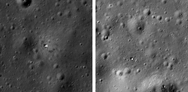 Image of Luna 17, Lunokhod 1 Landing Site