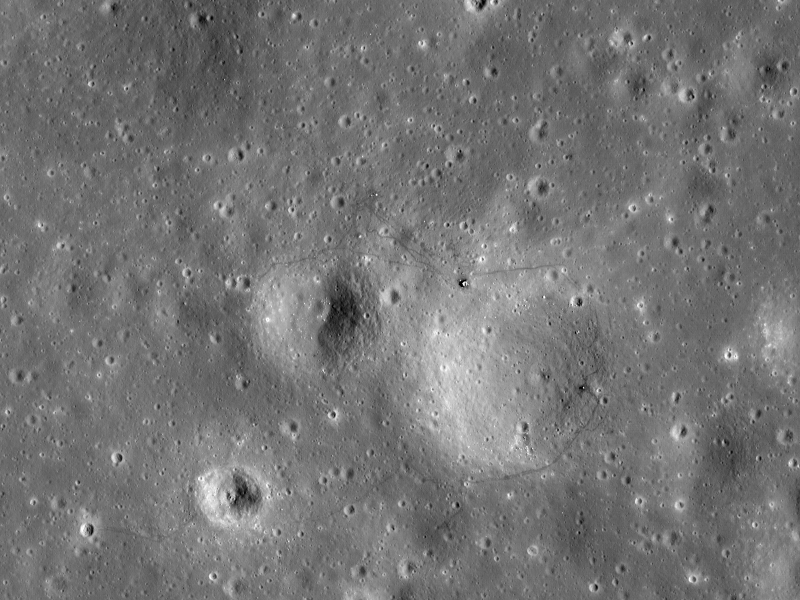 Image of Apollo 12 Landing Site 